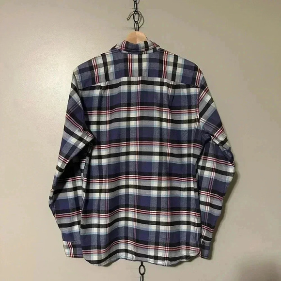 Psycho Bunny Plaid Flannel  Shirt Medium - Picture 2 of 4